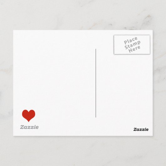 平和と愛 ポストカード (裏面)