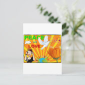 平和と愛 ポストカード (スタンド正面)