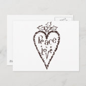 平和と愛 ポストカード (正面/裏面)