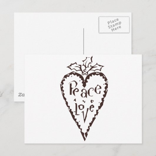 平和と愛 ポストカード (正面/裏面)