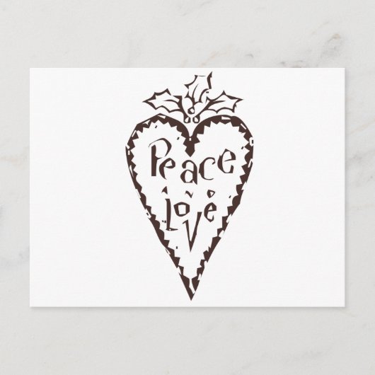 平和と愛 ポストカード (正面)