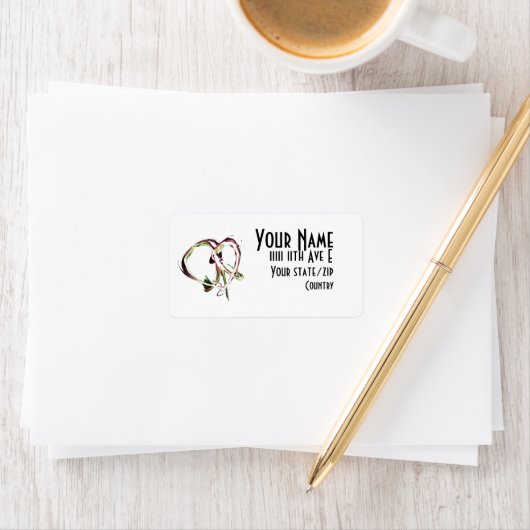 平和と愛 ラベル (インサイチュ)