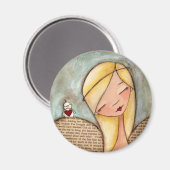 平和と愛 – 磁石 (正面/裏面)