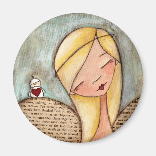 平和と愛 – 磁石 (正面)