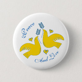 平和と愛 缶バッジ