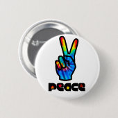 平和と愛 缶バッジ (正面&裏面)