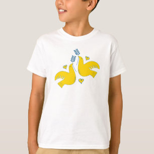 平和と愛 Tシャツ