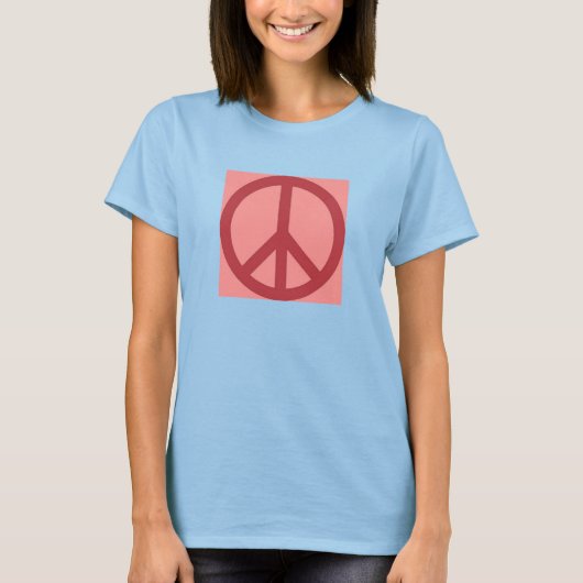 平和と愛 Tシャツ (正面)