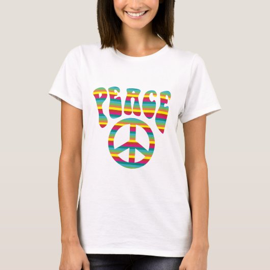 平和と愛! Tシャツ (正面)