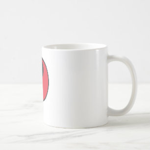 平和と愛Yinyang コーヒーマグカップ