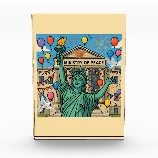 平和と戦争の自由 フォトブロック (正面)