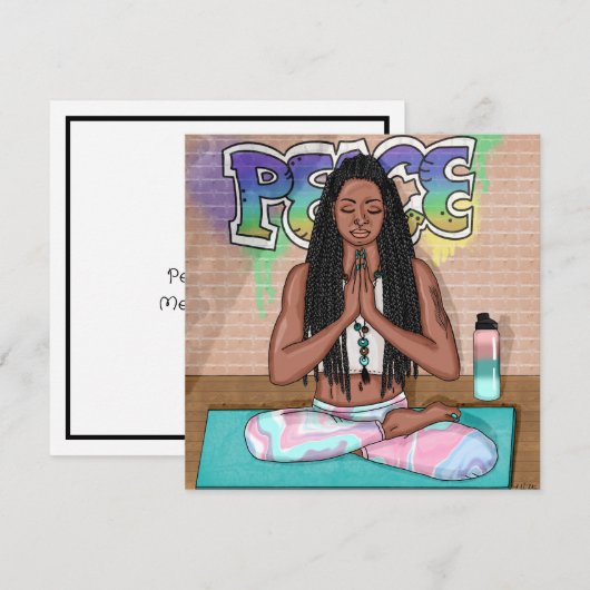 平和と瞑想都市芸術 (正面/裏面)