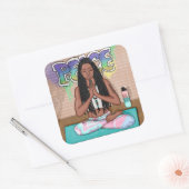 平和と瞑想都市芸術 スクエアシール (封筒)