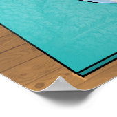 平和と瞑想都市芸術 ポスター (角)