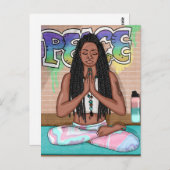 平和と瞑想都市芸術 ポストカード (正面/裏面)