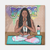 平和と瞑想都市芸術 マグネット (正面)