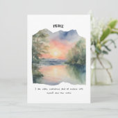 平和と穏やかな肯定カード シーズンカード (スタンド正面)