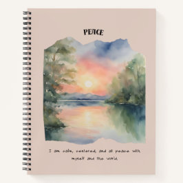 平和と穏やかな肯定 ノートブック