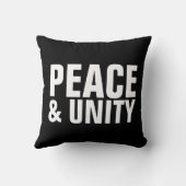 平和と統一の装飾用クッション クッション (裏面)
