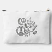 平和と統一の象徴的なシンボル アクセサリーポーチ (裏面)