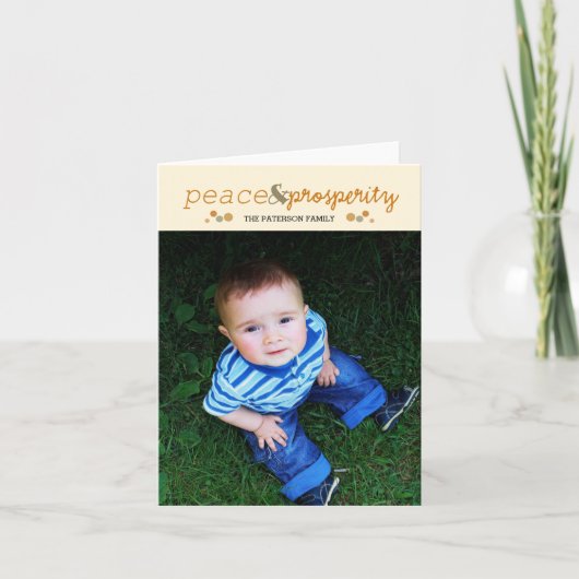 平和と繁栄 シーズンカード (正面)