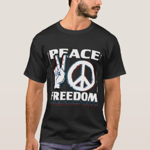 平和と自由 Tシャツ