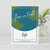 平和と良い意志 – ビジネスロゴ シーズンカード (スタンド正面)