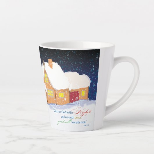 平和と親善…クリスマスホリデーマグ カフェラテマグ (右)