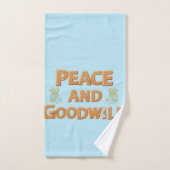 平和と親善 バスタオルセット (ハンドタオル)