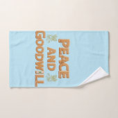 平和と親善 バスタオルセット (ハンドタオル)