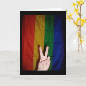 「平和と誇り」誕生日カード カード (黄色い花)