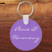 平和と調和 キーホルダー (正面)