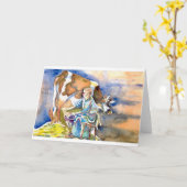 平和と豊かさ カード (黄色い花)