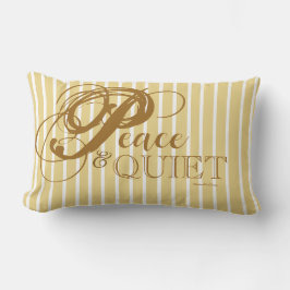 平和と静かな装飾用クッション（カラメル） ランバークッション