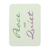 平和と静かな言葉 マグネット (縦)