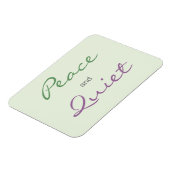 平和と静かな言葉 マグネット (左側)