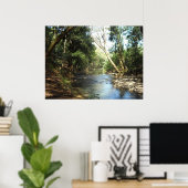 平和と静けさの川 ポスター (ホームオフィス)