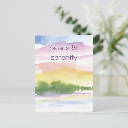 平和と静穏 ポストカード (スタンド正面)