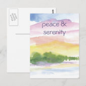 平和と静穏 ポストカード (正面/裏面)