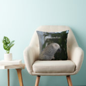 平和なアフリカ灰色 クッション (椅子)