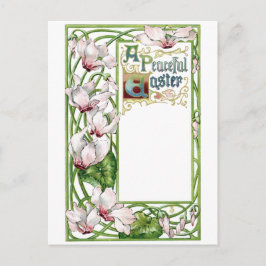 平和なイースター シーズンポストカード