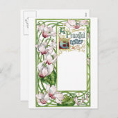 平和なイースター シーズンポストカード (正面/裏面)