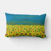 平和なウクライナの芸術枕 ランバークッション (裏面)