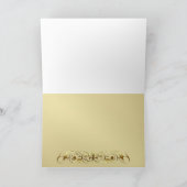 平和なオオシカの性質の挨拶の休日カード シーズンカード (内部)