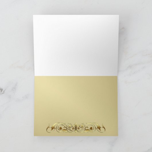 平和なオオシカの性質の挨拶の休日カード シーズンカード (内部)