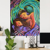 平和なカップルの夢 ポスター (ホームオフィス)