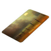 平和なカントリーシーン誕生日 マグネット (左側)