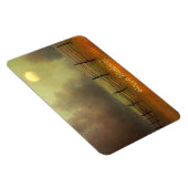 平和なカントリーシーン誕生日 マグネット (右側)