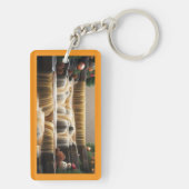 「平和なクリスマスの逃避」 キーホルダー (裏面)