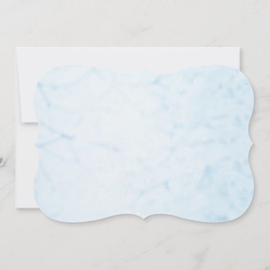 平和なクリスマスランタンウィンターホリデーパーティー 招待状 (裏面)